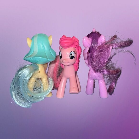 My Little Pony Lot of 5 Fluttershy Earth Pinkie Pie Rariety Twlight Sparkle A23 - Picture 10 of 14